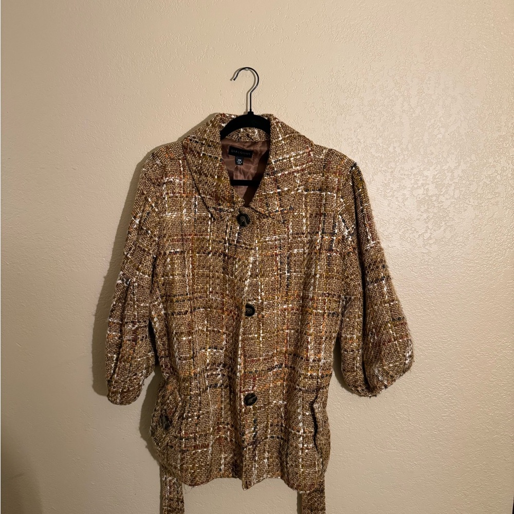Dialogue Multicolor Tweed Jacket - image 1